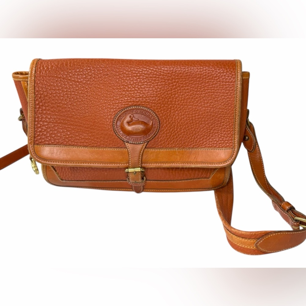 Dooney & Bourke Vintage Brown Leather Crossbody